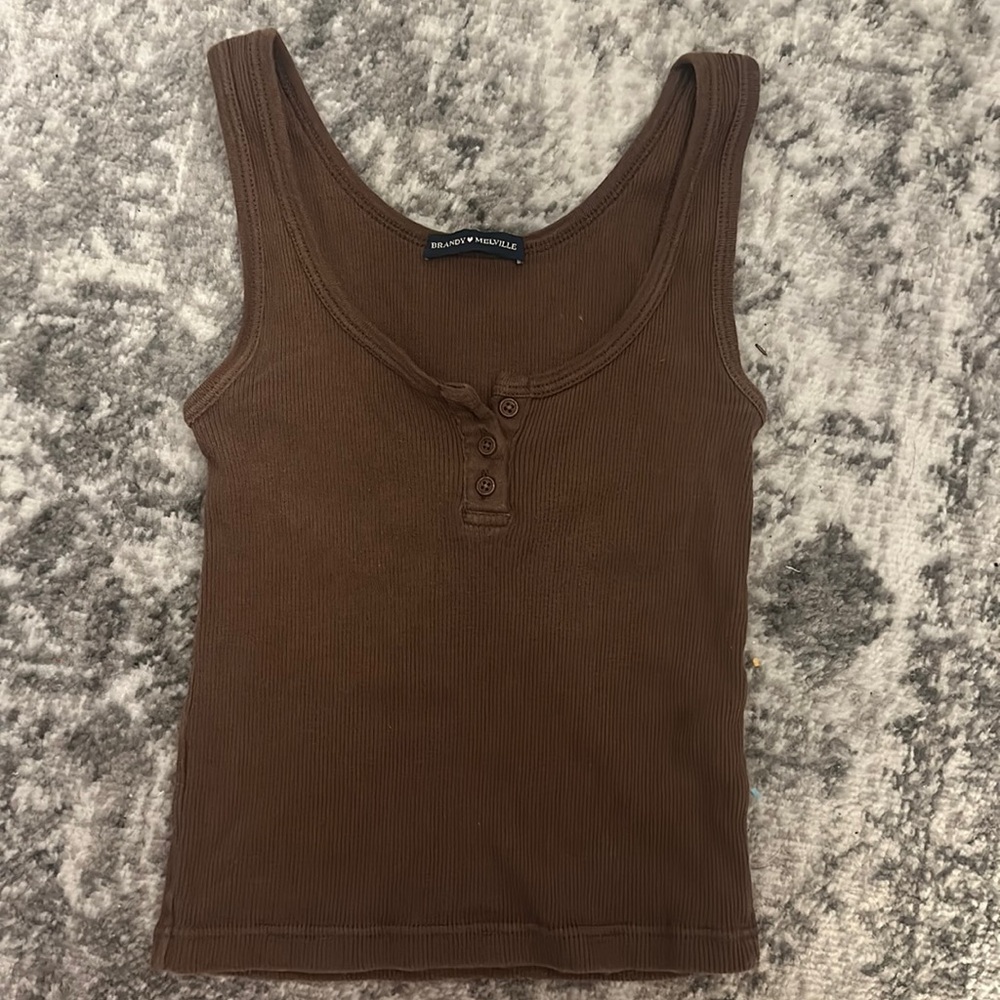 Brown Brandy Melville tank (lightly worn)